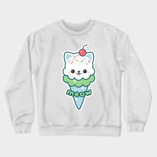 Ice Cream Kitty Crewneck Sweatshirt